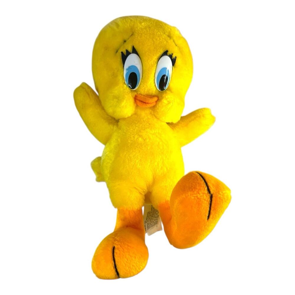 Vintage 1993 Looney Tunes Tweety Bird 15” Plush Stuffed Toy 24K Warner Bros 90s
